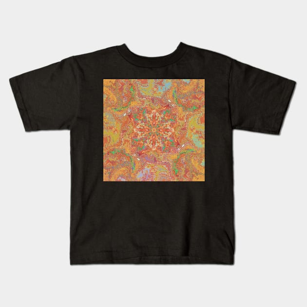 Psychedelic Sunlight Kids T-Shirt by Peach Melt